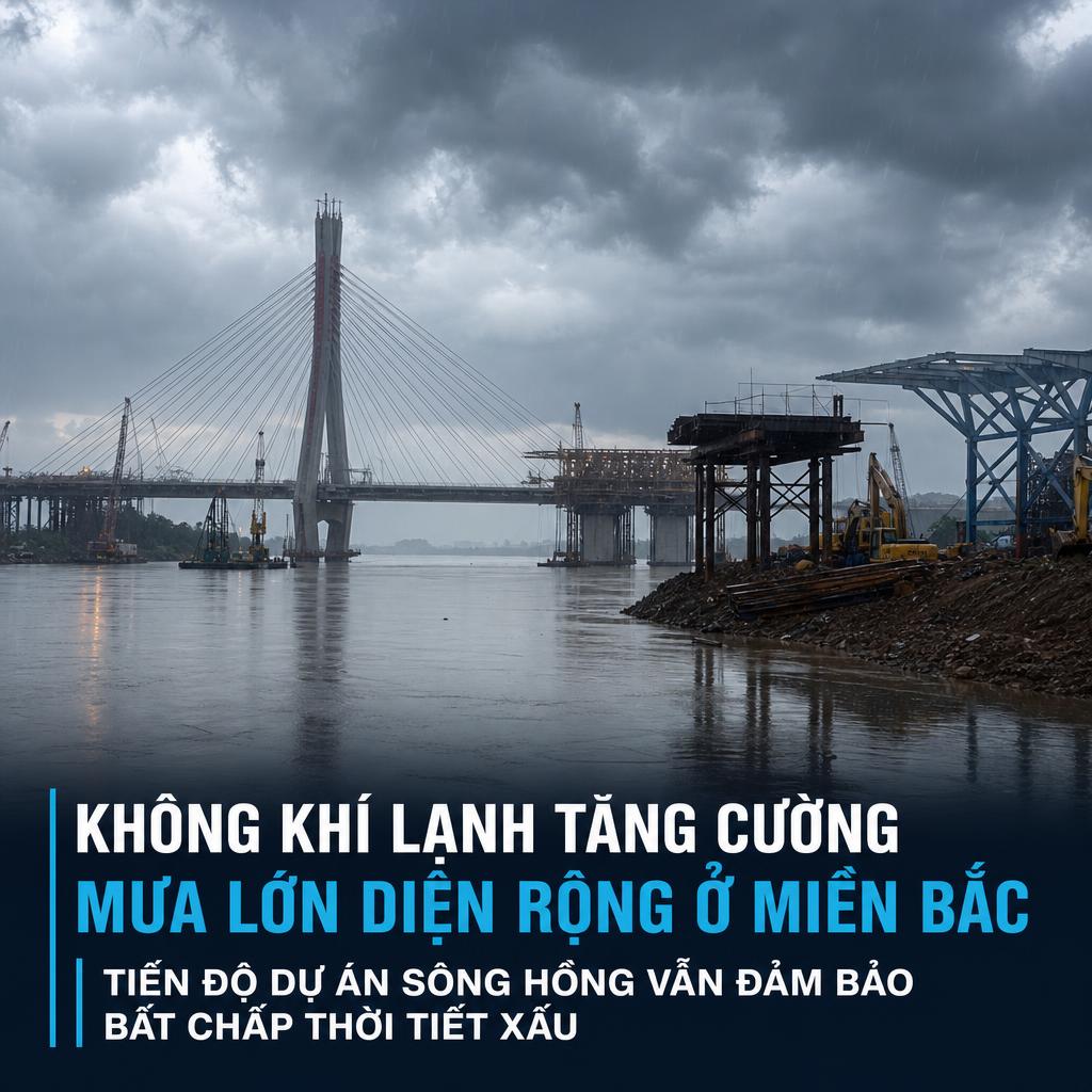 Không khí lạnh gây mưa lớn, siết điều kiện nhận con nuôi, đẩy mạnh siêu dự án sông Hồng