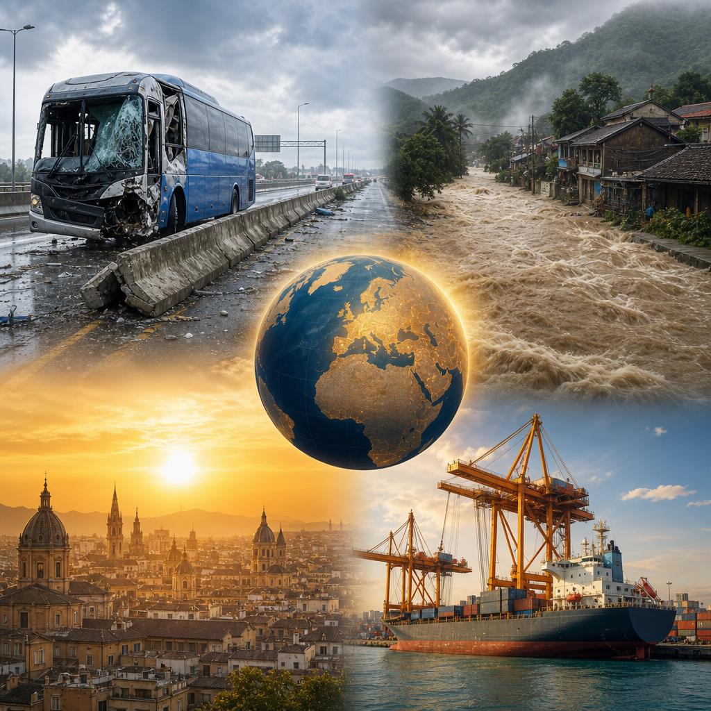 Tai nạn xe khách Pháp Vân, mưa lũ Bắc Bộ, châu Âu nắng nóng, Mỹ siết visa